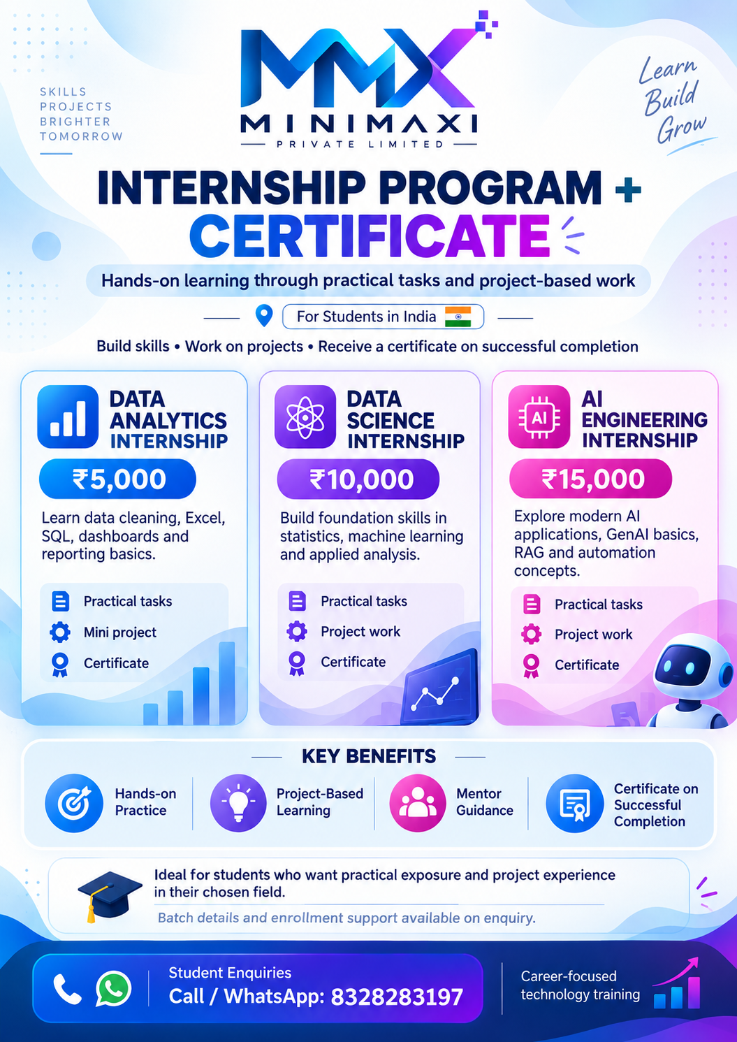Illustration representing the Minimaxi internship program